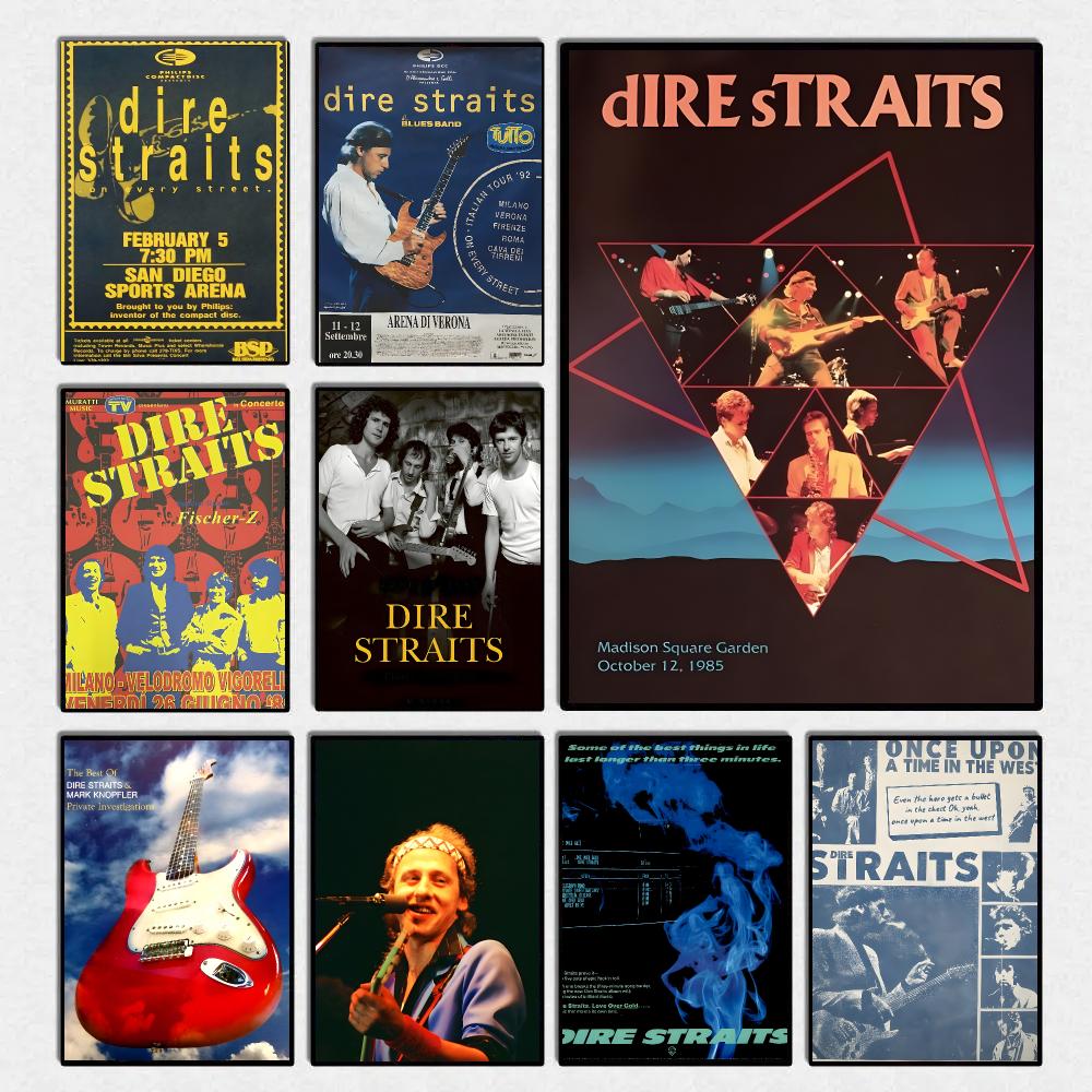 Live Rock - Poster Band Rock Singer D-Dire S-Straits,