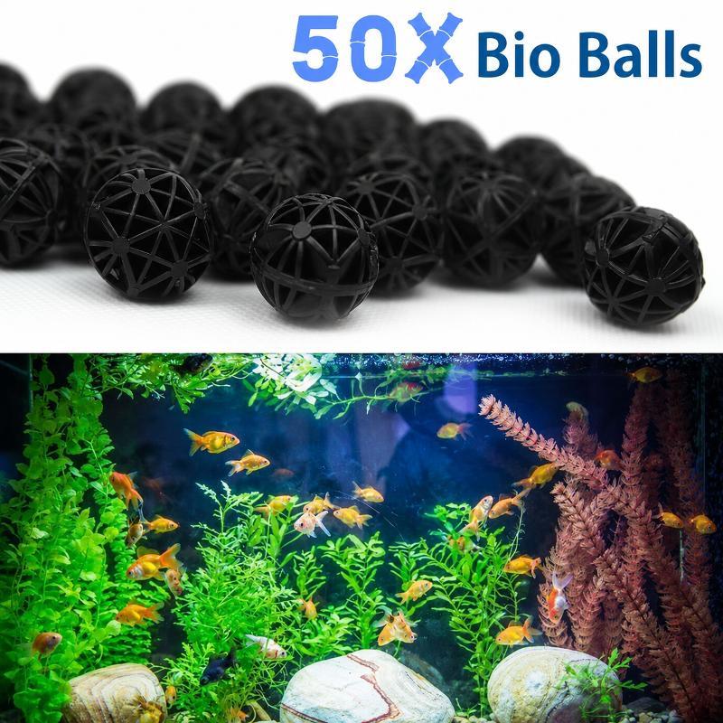 Marine Aquarium - 50 Buah Bola Filter Bio Akuarium