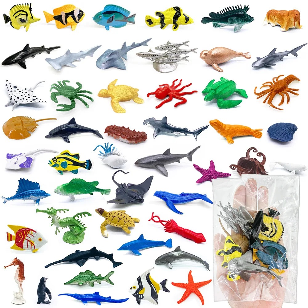 Marine Coral - Set Model Dunia Bawah Laut 56-Piece