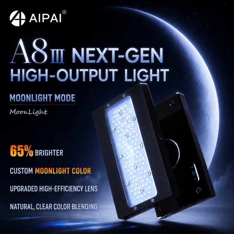 Aquarium Marine Lights - AIPAI A8 Seri III A8SE/A8 Pro