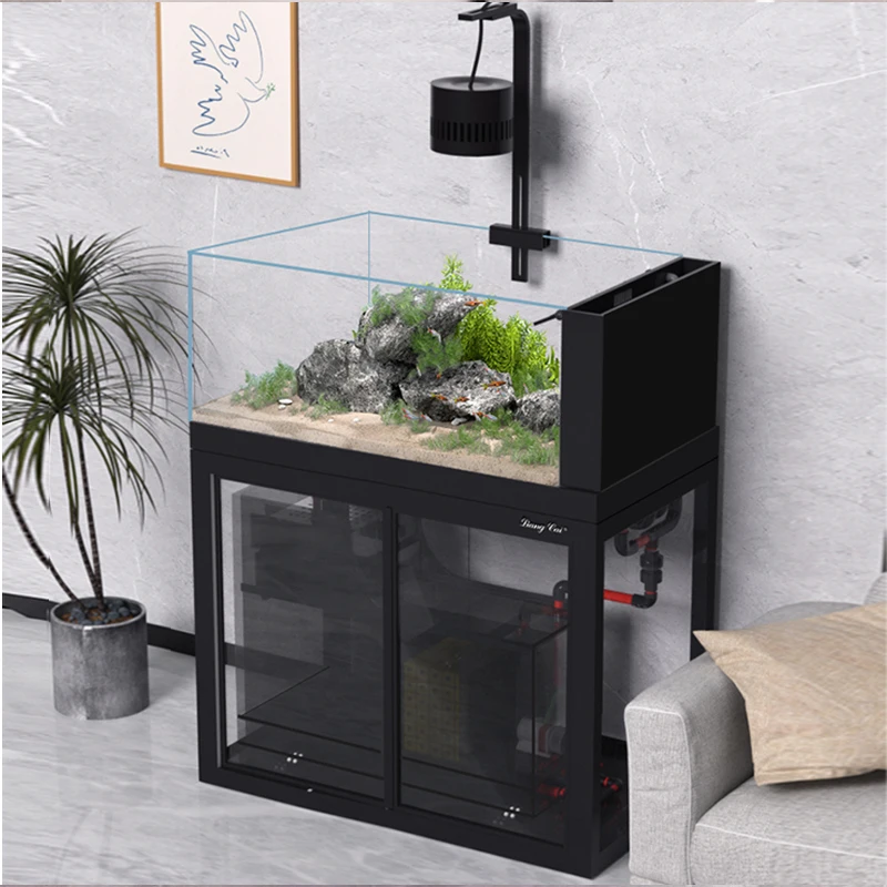 Akuarium Ikan Kaca Tanpa Bingk - Marine Aquarium ulasan dan harga