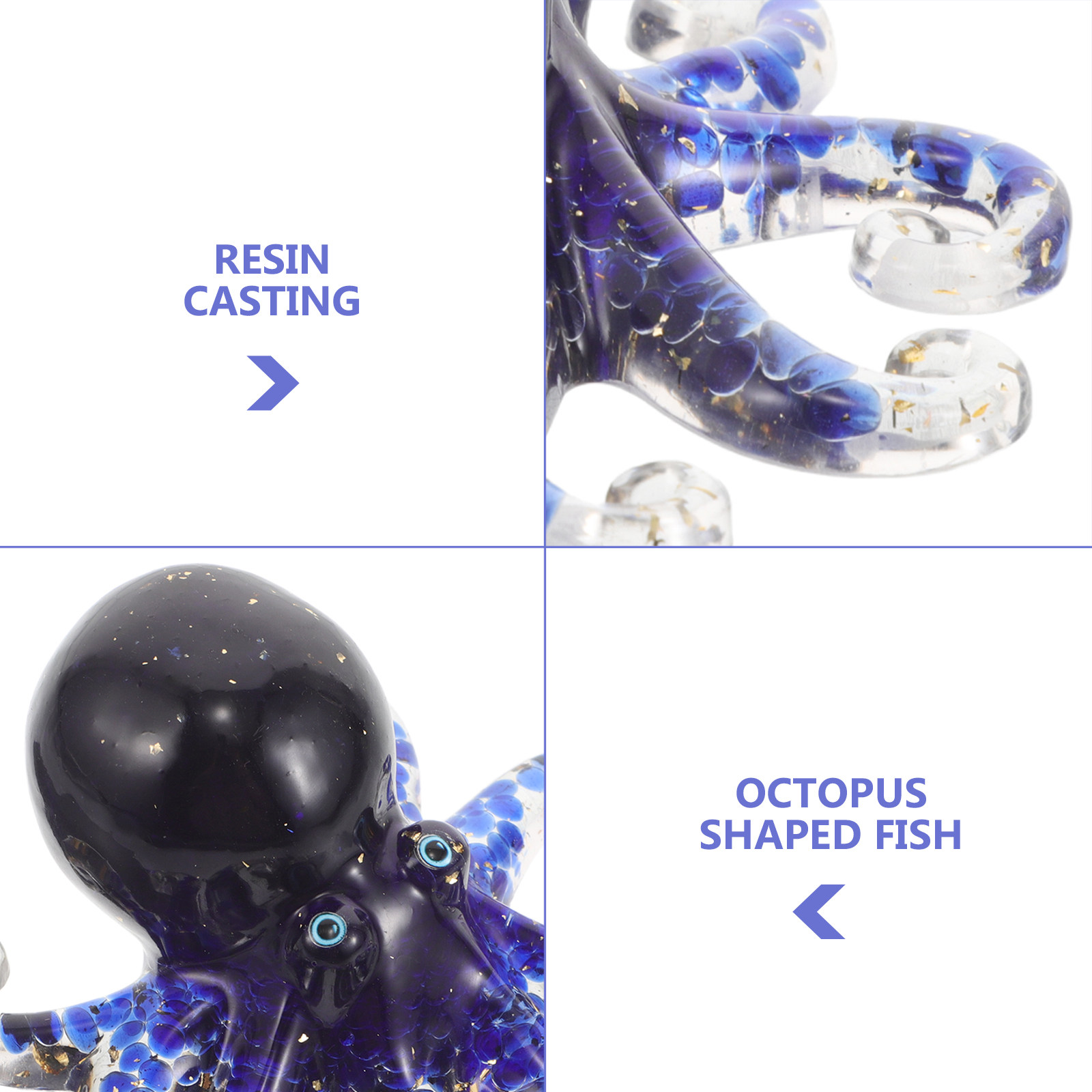 Dekorasi Meja Gurita Kristal,  - Marine Aquarium Epoxy ulasan dan harga