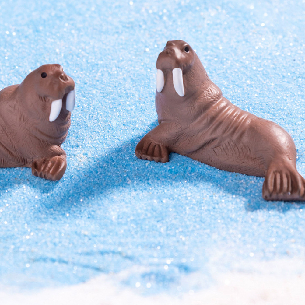 2 Buah Miniatur Walrus dari Re - Ocean Aquarium ulasan dan harga