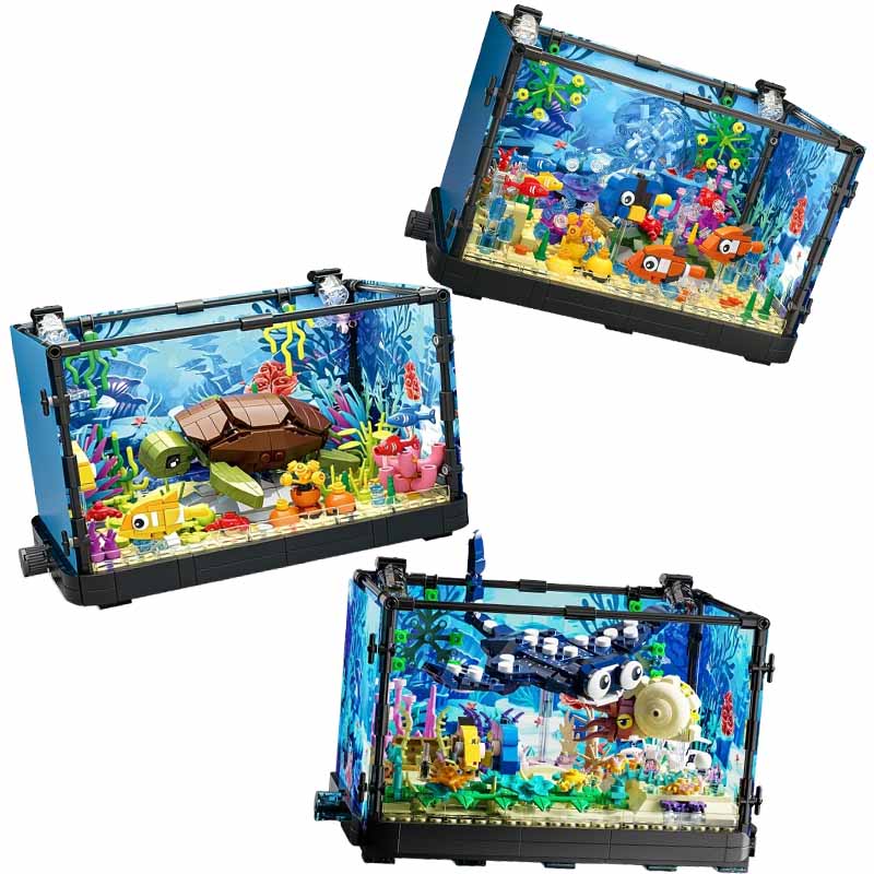 Set Blok Bangunan Akuarium den - Marine Aquarium Cube ulasan dan harga