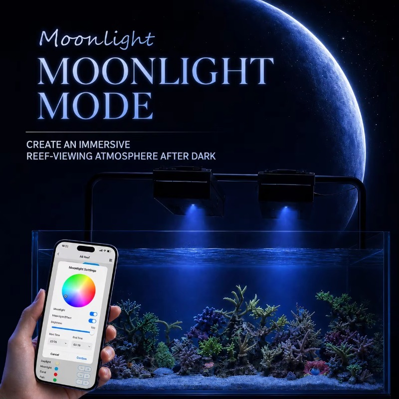 AIPAI A8 Seri III A8SE/A8 Pro  - Aquarium Marine Lights ulasan dan harga