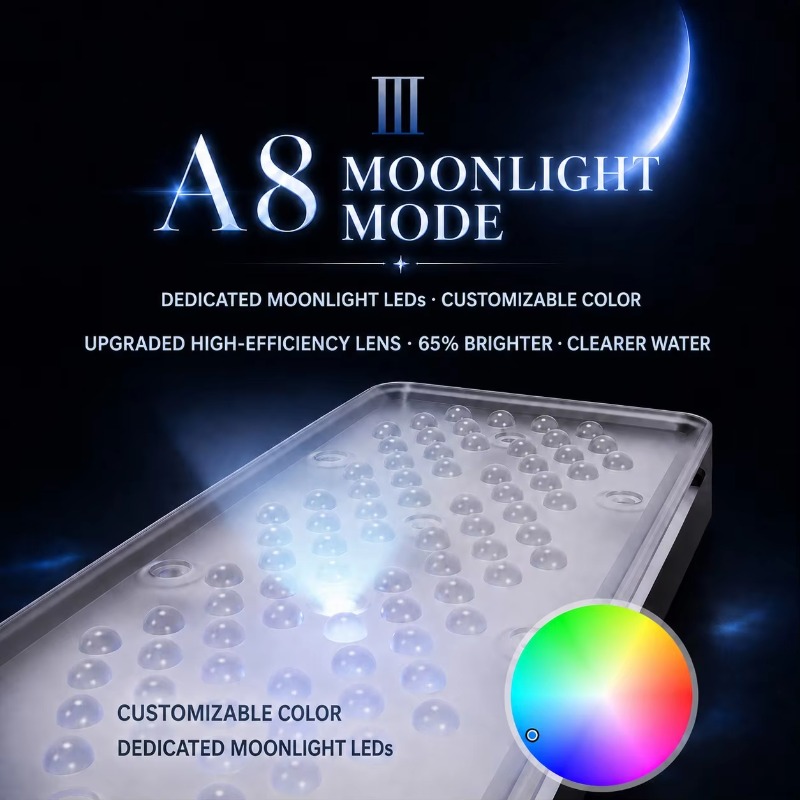 AIPAI A8 Seri III A8SE/A8 Pro  - Aquarium Marine Lights ulasan dan harga