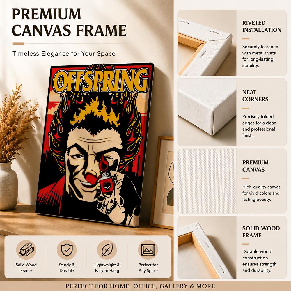 Lukisan Dinding dengan Bingkai - Live Rock ulasan dan harga