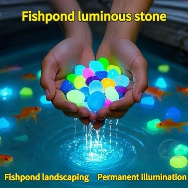 100-1000PCS Batu Bercahaya unt - Marine Fish Tank ulasan dan harga